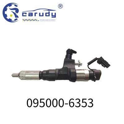 Diesel injector 095000-6353 for Kobelco SK200-8 Excavator/Hino 500 series